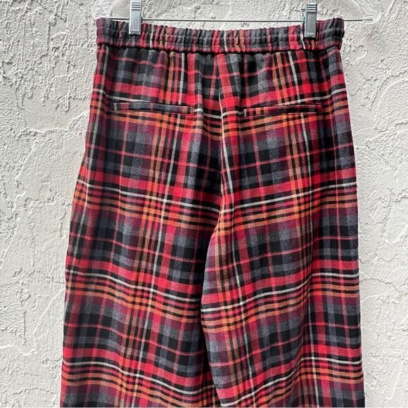URBAN OUTFITTERS Plaid Pants Womens Medium Low Rise Drawstring Waist Academia - Picture 8 of 11
